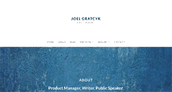 Desktop Screenshot of joel.gratcyk.com