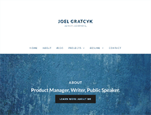 Tablet Screenshot of joel.gratcyk.com